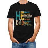 T-shirts avec versets bibliques pour la fête des pères, cadeaux pour papa